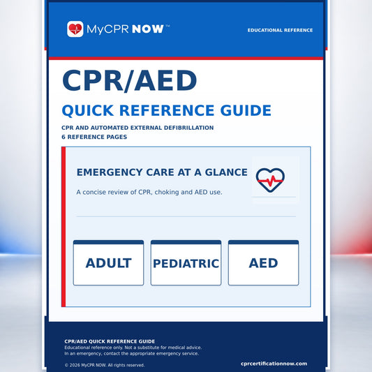 CPR/AED Quick Reference Guide