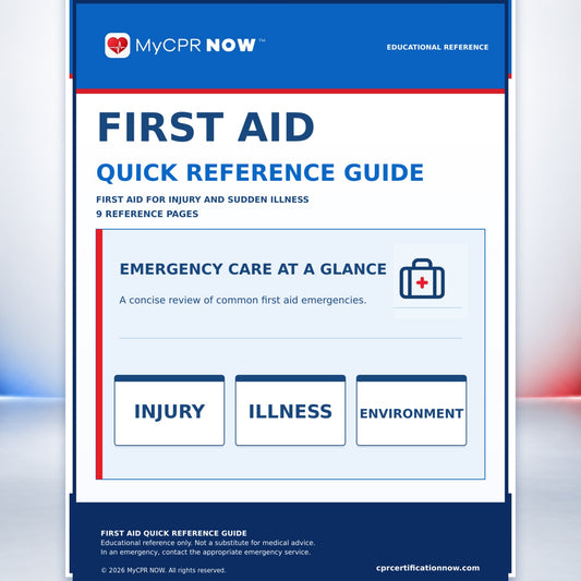 First Aid Quick Reference Guide
